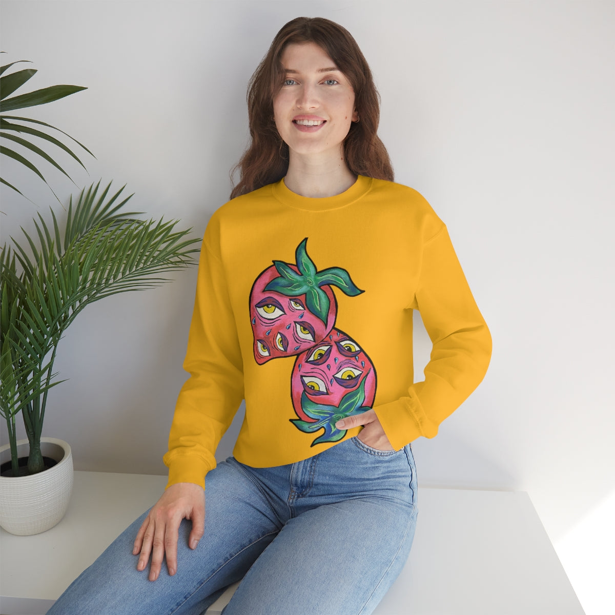 Berry vision Unisex Heavy Blend™ Crewneck Sweatshirt