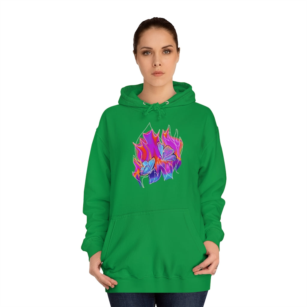 Twin flames Unisex College Hoodie