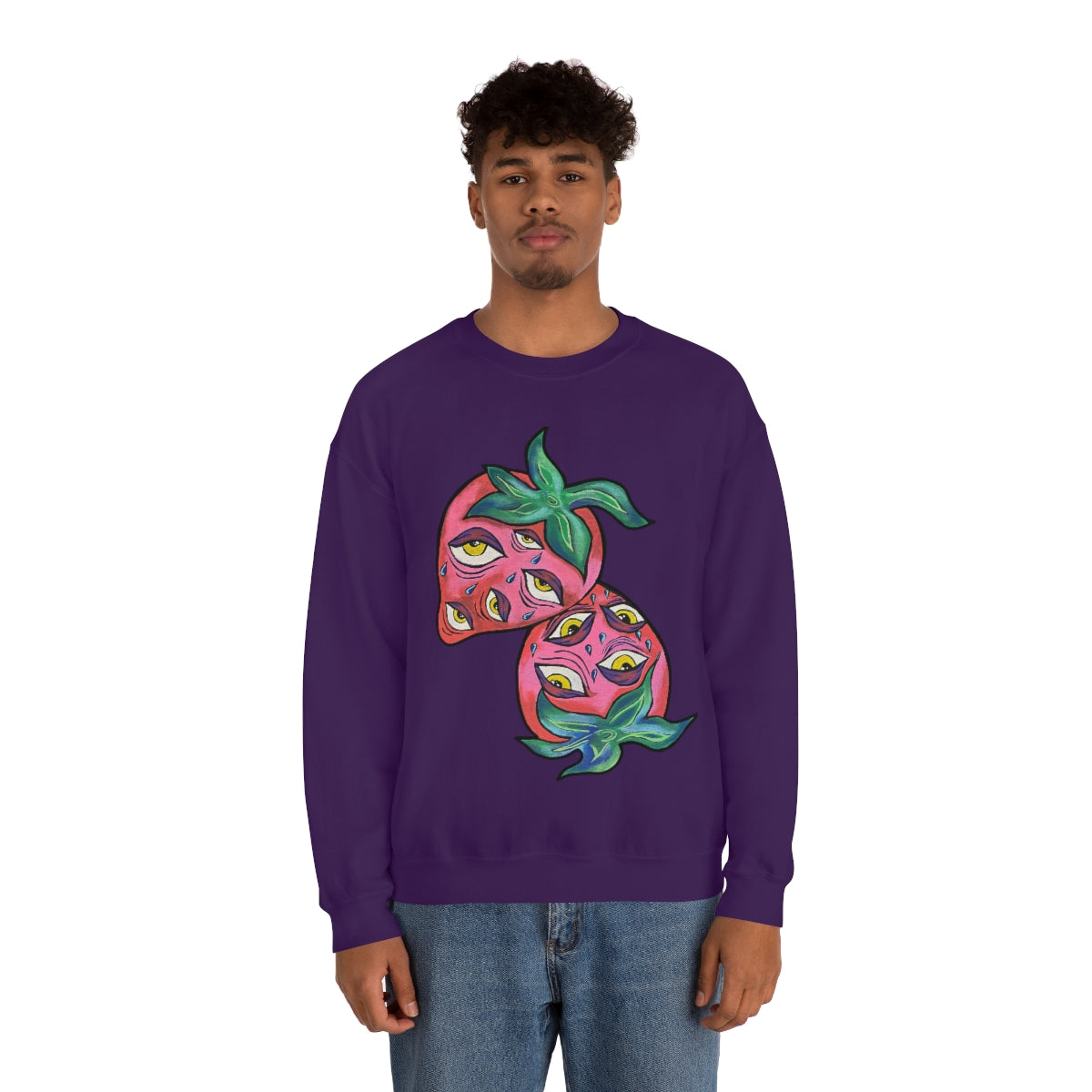 Berry vision Unisex Heavy Blend™ Crewneck Sweatshirt