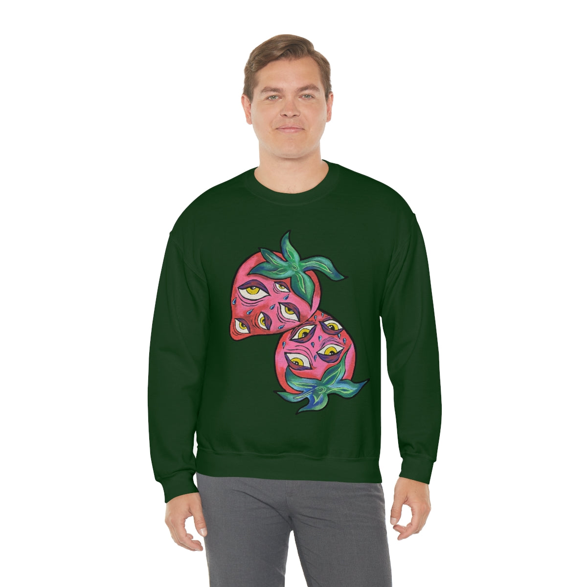 Berry vision Unisex Heavy Blend™ Crewneck Sweatshirt