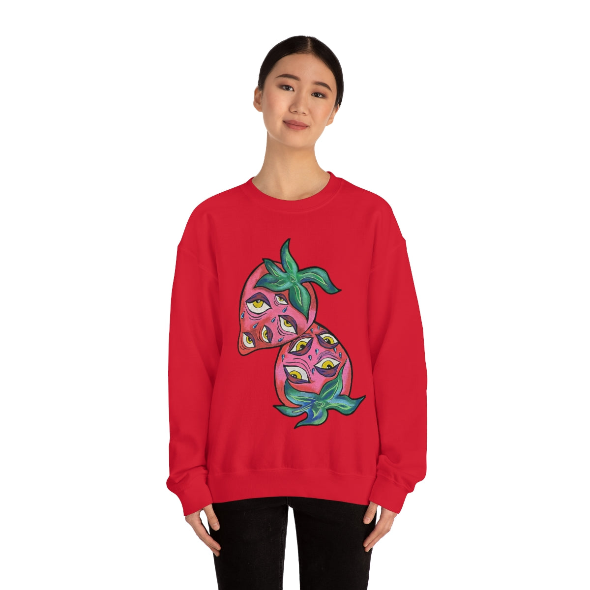 Berry vision Unisex Heavy Blend™ Crewneck Sweatshirt