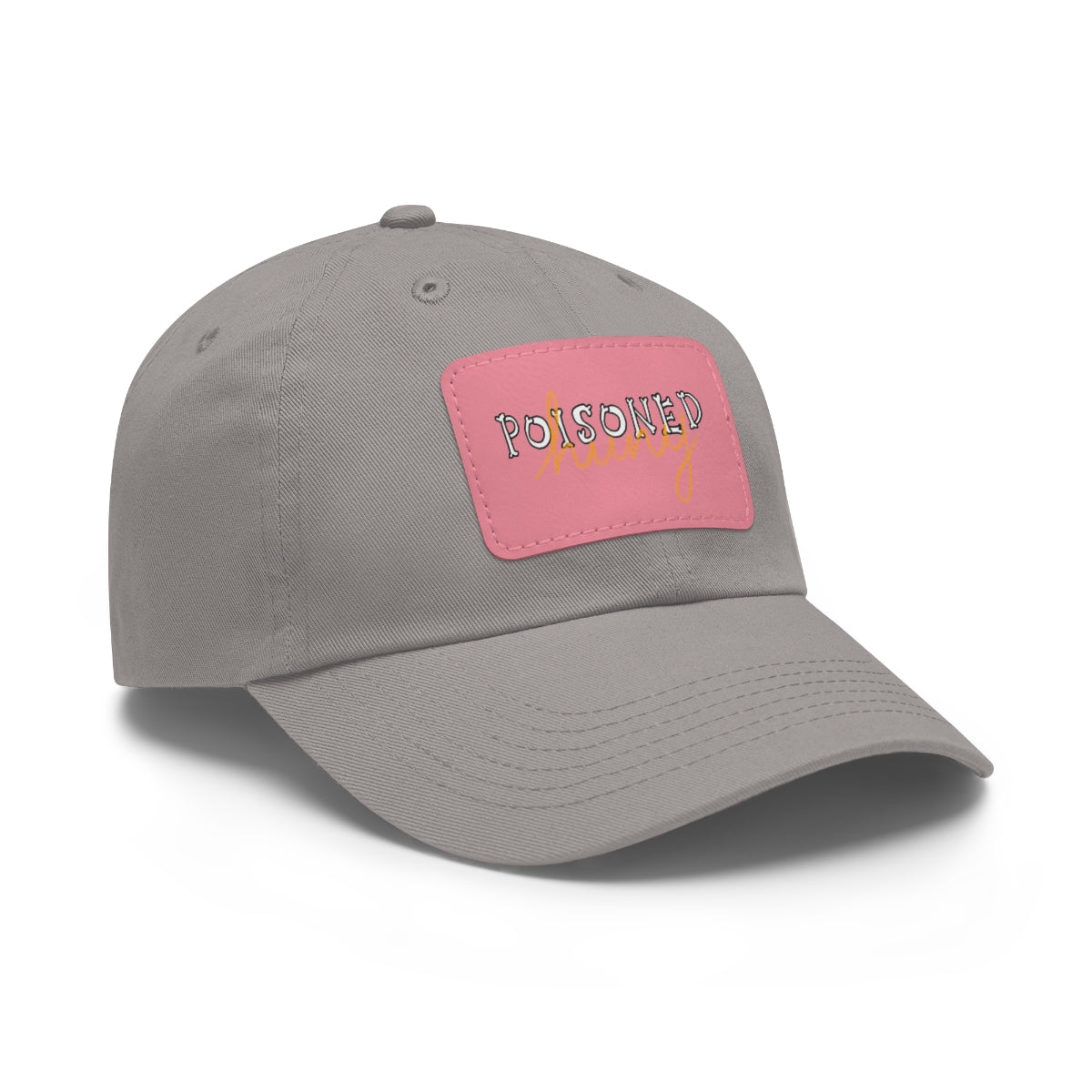 Poisoned huny logo Dad Hat with Leather Patch