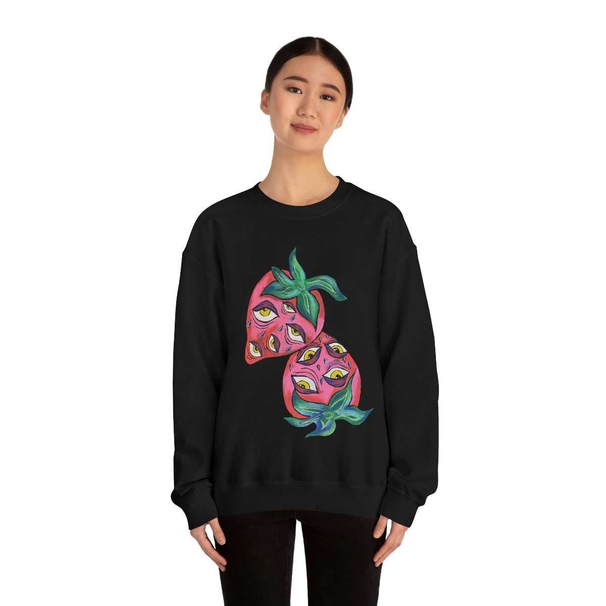 Berry vision Unisex Heavy Blend™ Crewneck Sweatshirt