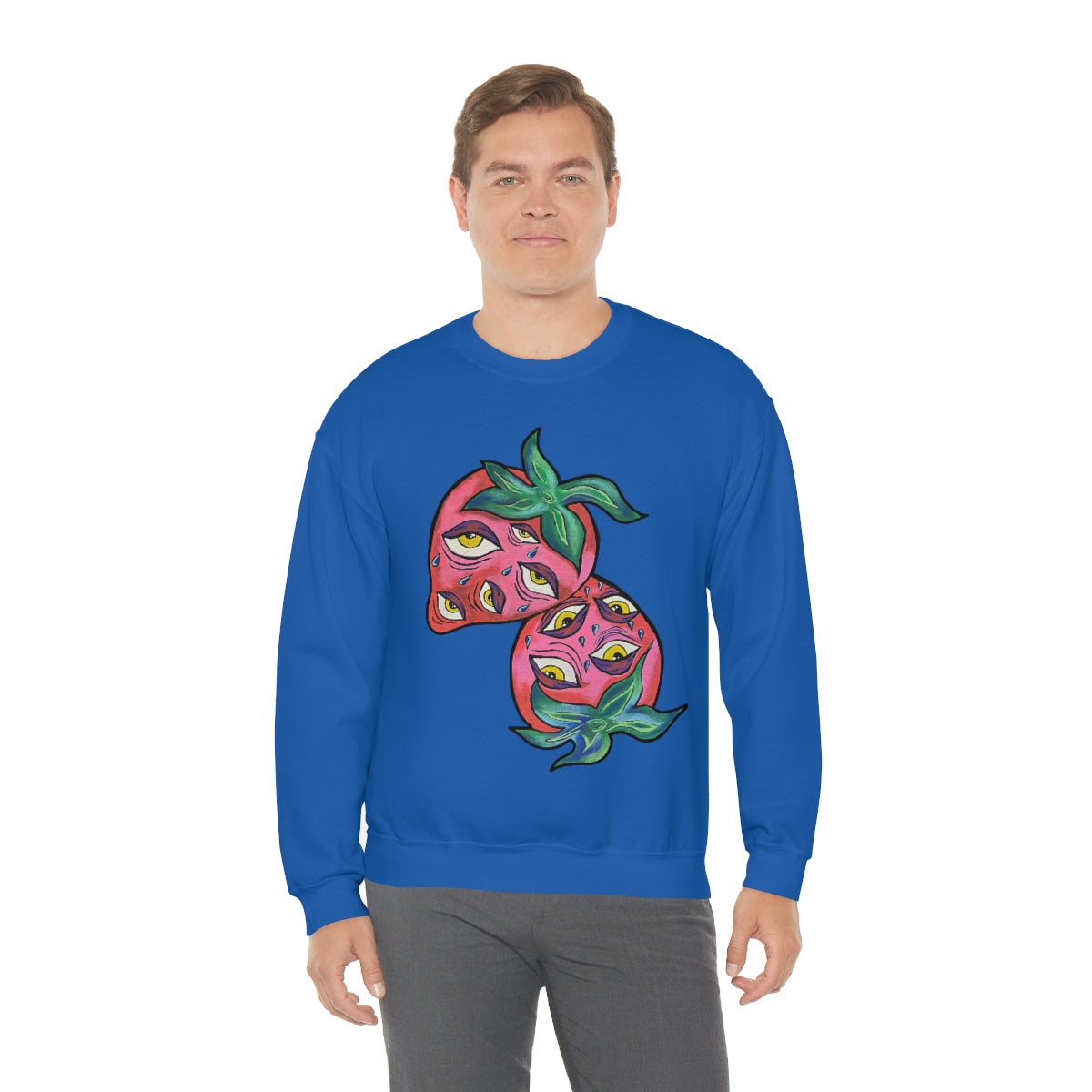 Berry vision Unisex Heavy Blend™ Crewneck Sweatshirt