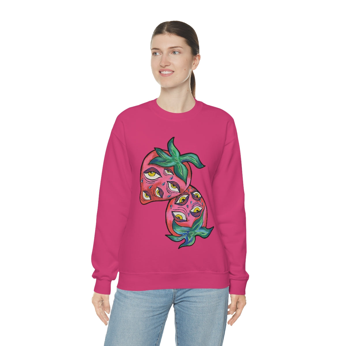 Berry vision Unisex Heavy Blend™ Crewneck Sweatshirt