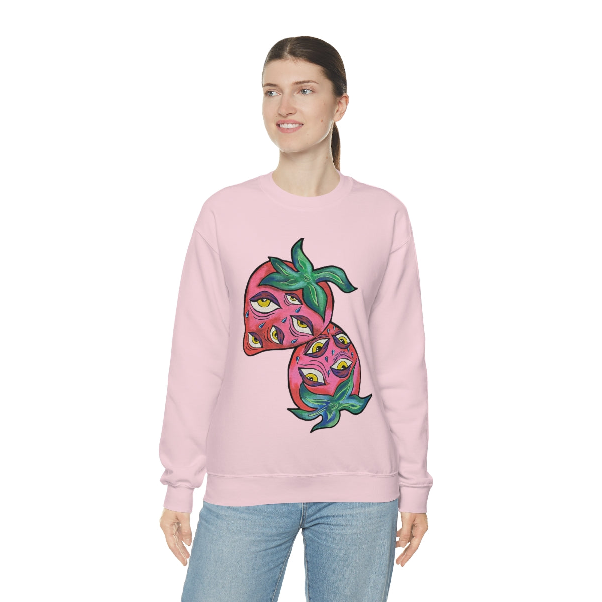 Berry vision Unisex Heavy Blend™ Crewneck Sweatshirt