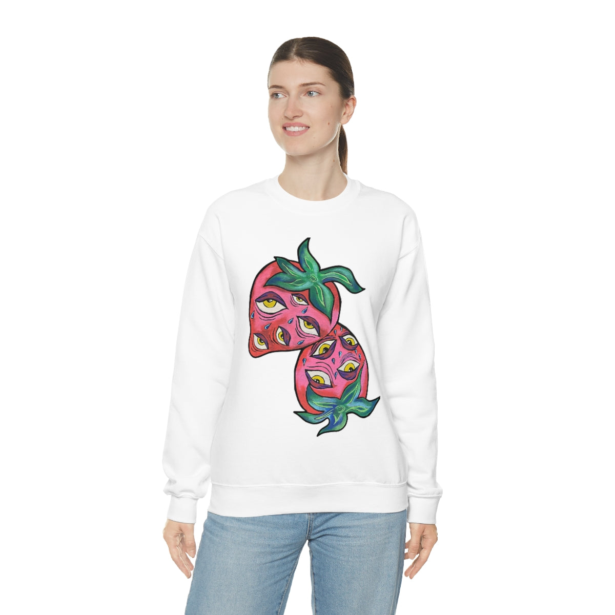 Berry vision Unisex Heavy Blend™ Crewneck Sweatshirt