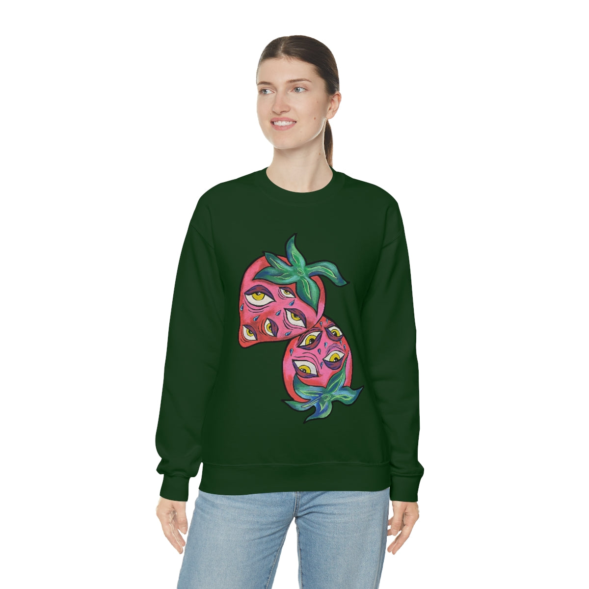 Berry vision Unisex Heavy Blend™ Crewneck Sweatshirt