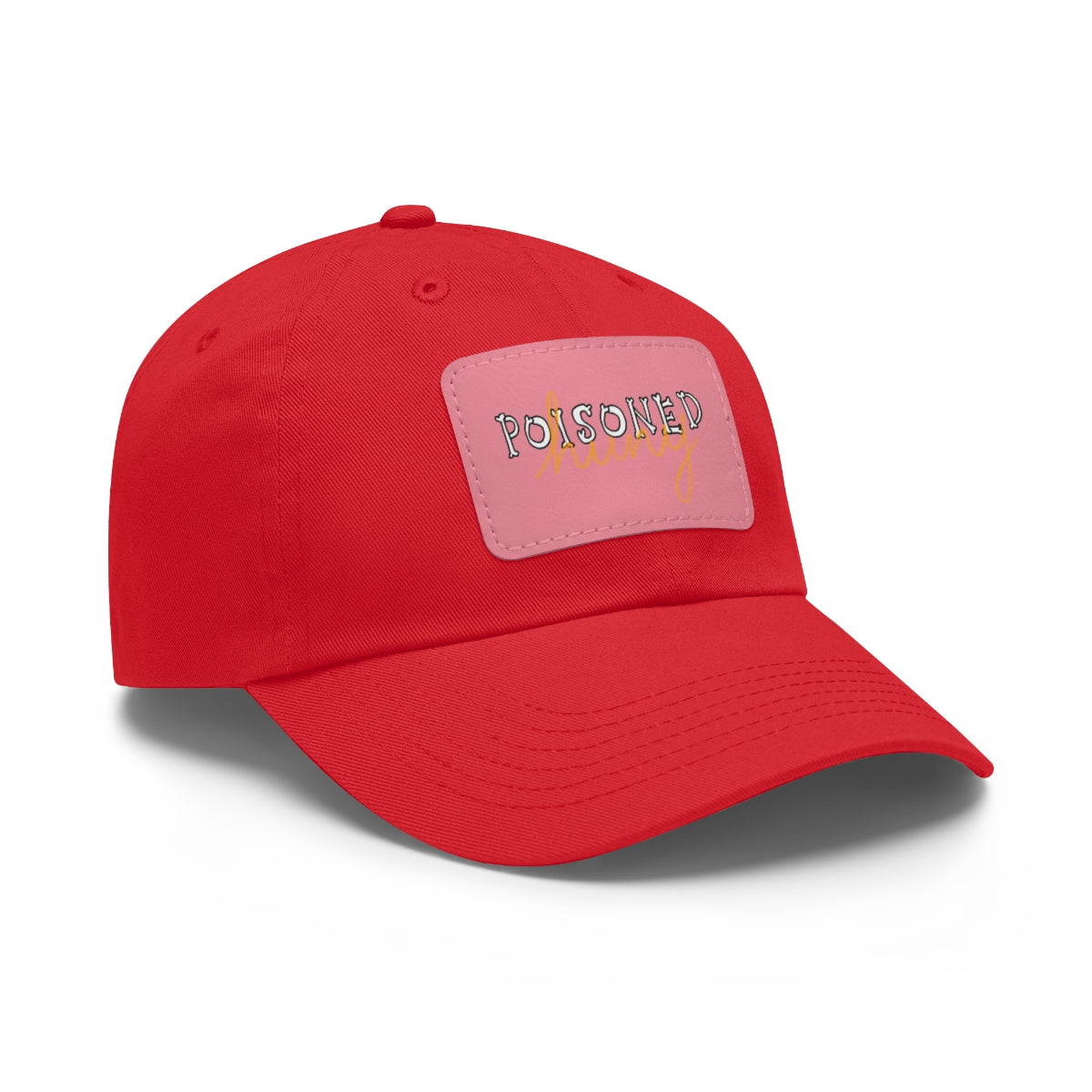 Poisoned huny logo Dad Hat with Leather Patch