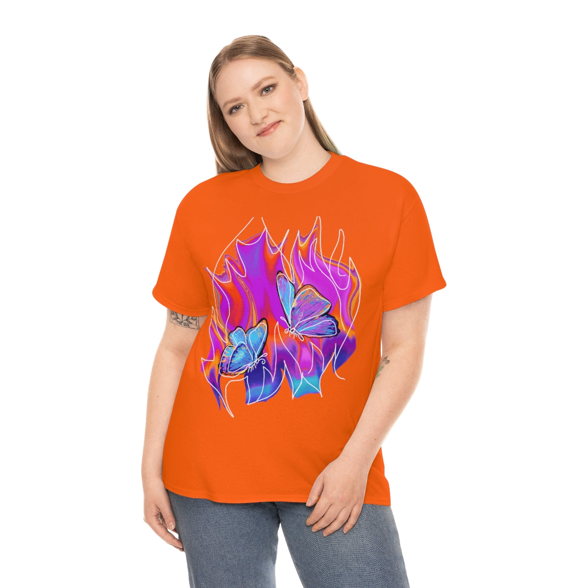 Twin flames Unisex Heavy Cotton Tee