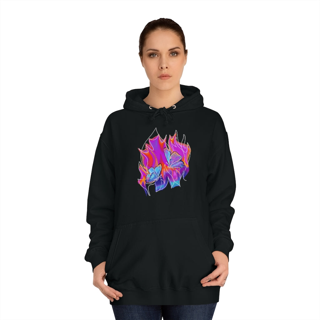 Twin flames Unisex College Hoodie