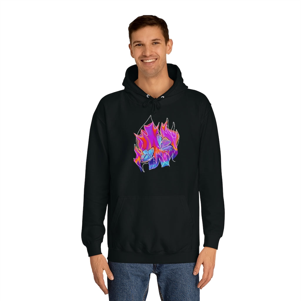 Twin flames Unisex College Hoodie