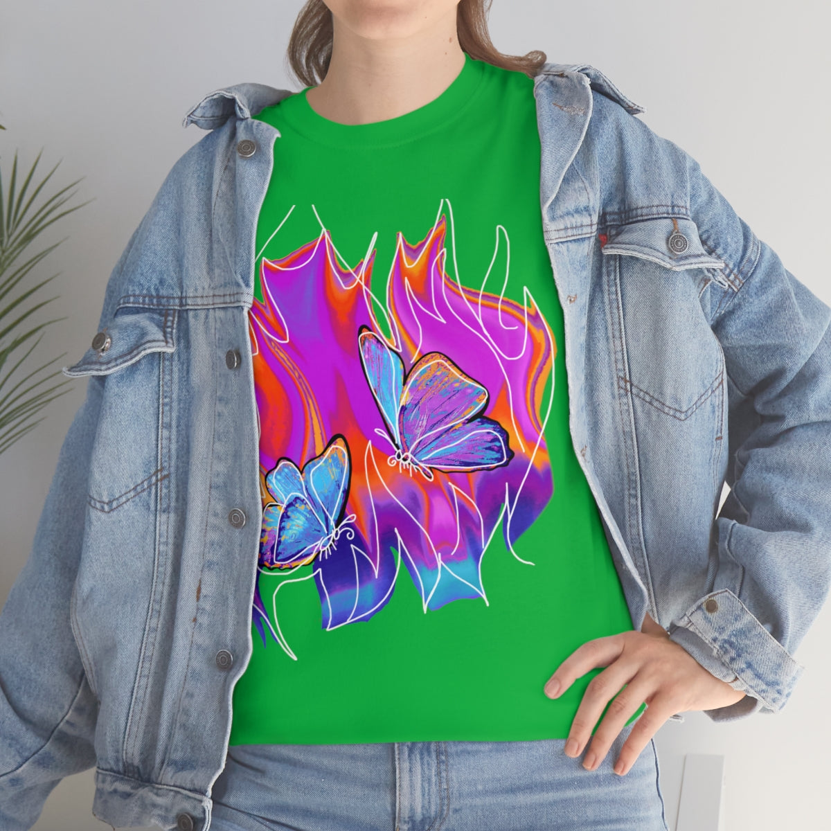 Twin flames Unisex Heavy Cotton Tee