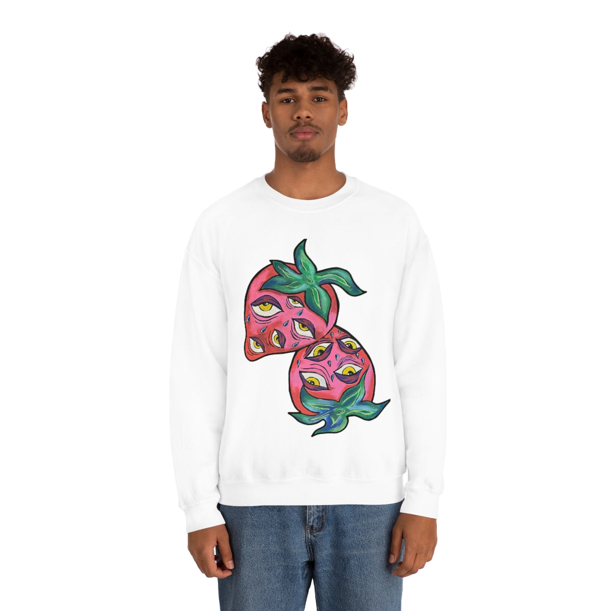 Berry vision Unisex Heavy Blend™ Crewneck Sweatshirt