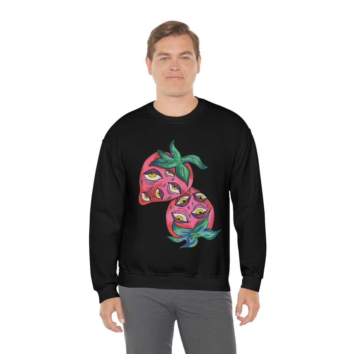 Berry vision Unisex Heavy Blend™ Crewneck Sweatshirt