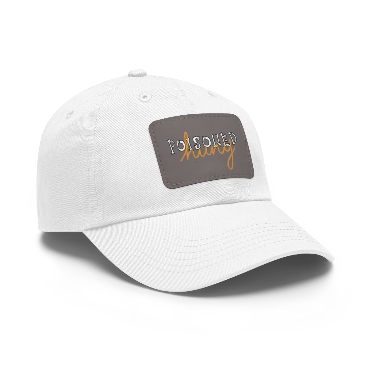 Poisoned huny logo Dad Hat with Leather Patch