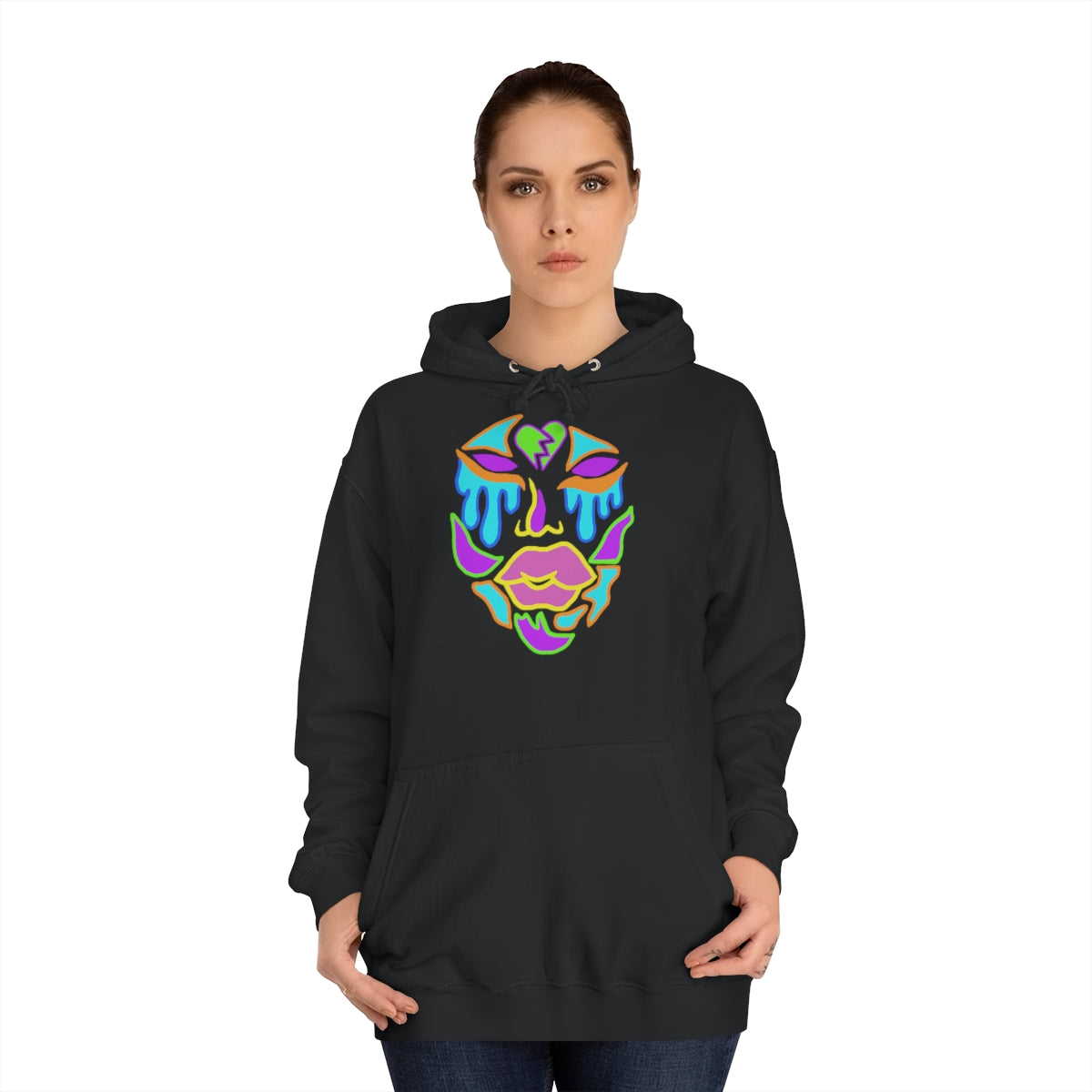 Sadd Gorl Unisex College Hoodie