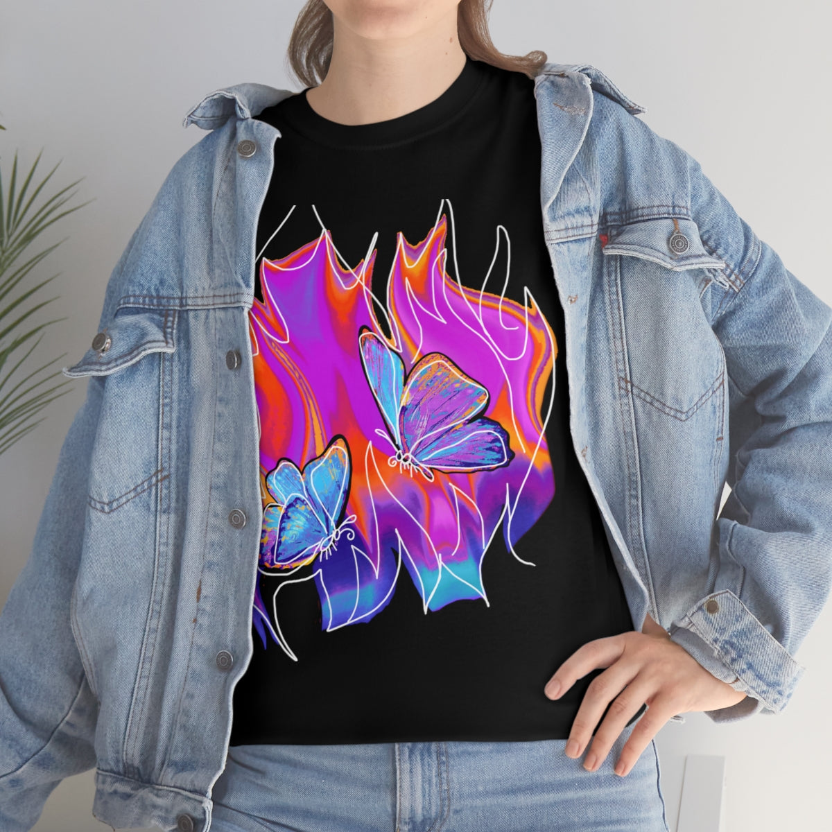 Twin flames Unisex Heavy Cotton Tee