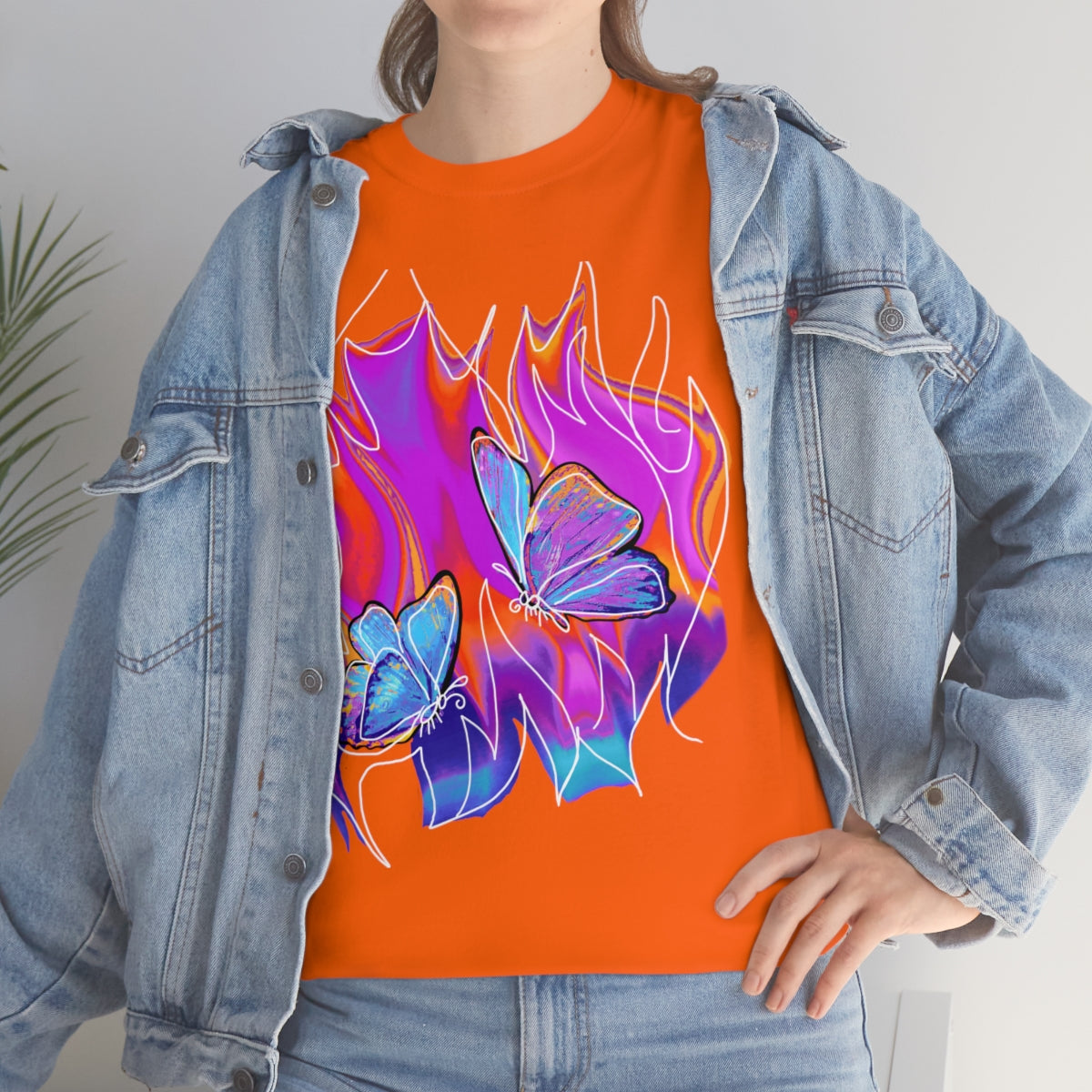 Twin flames Unisex Heavy Cotton Tee