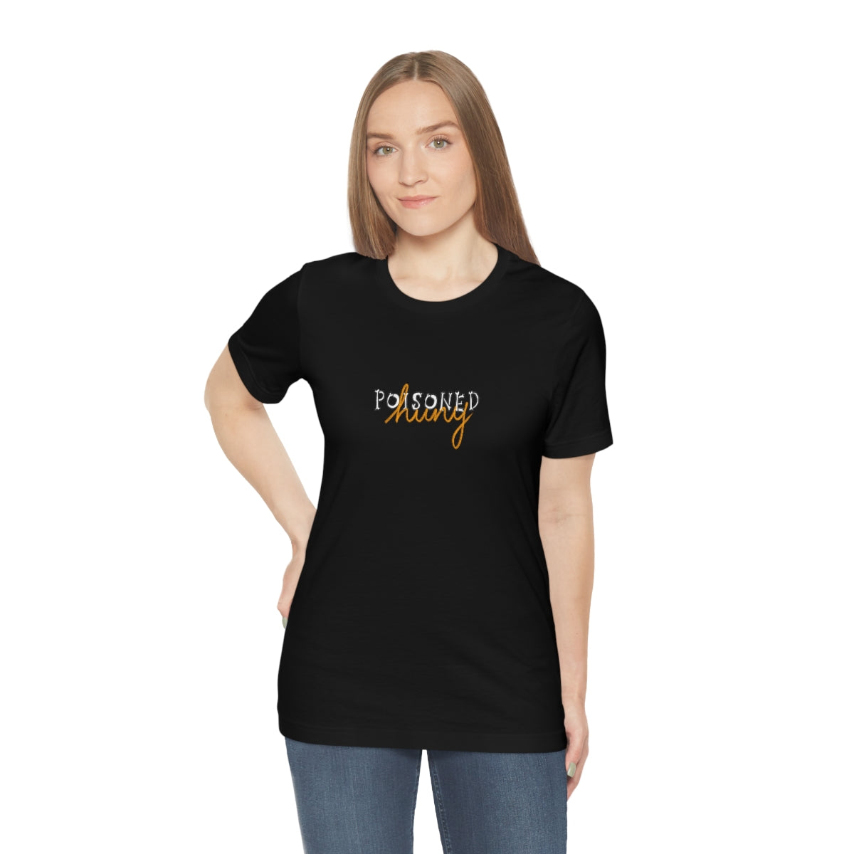 Poisoned huny logo Unisex Jersey Short Sleeve Tee