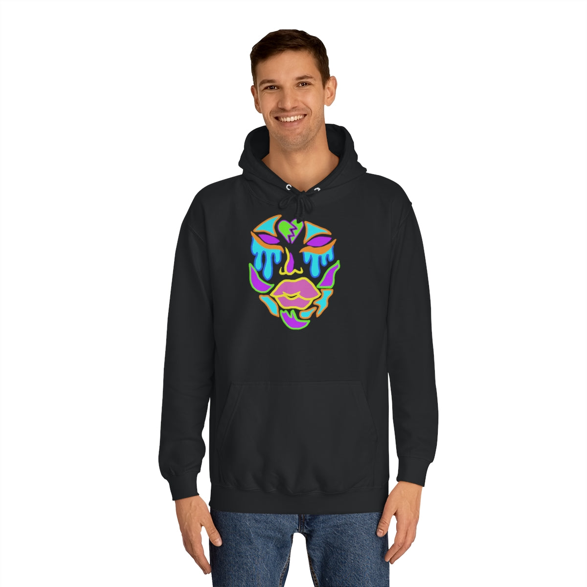 Sadd Gorl Unisex College Hoodie