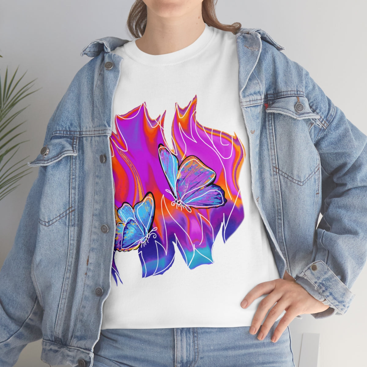 Twin flames Unisex Heavy Cotton Tee