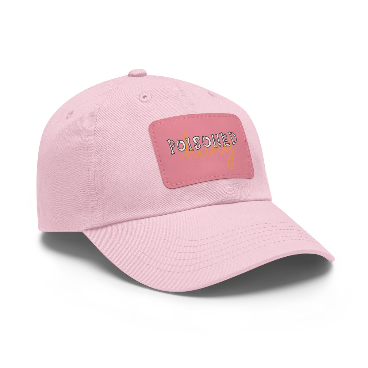 Poisoned huny logo Dad Hat with Leather Patch