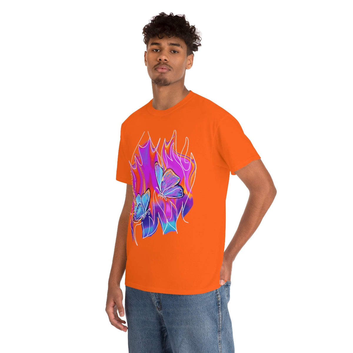 Twin flames Unisex Heavy Cotton Tee