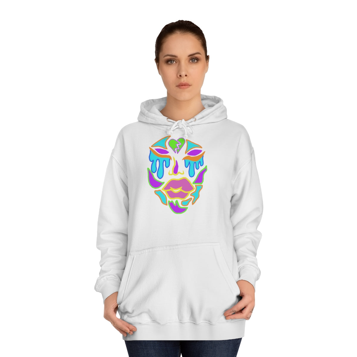 Sadd Gorl Unisex College Hoodie