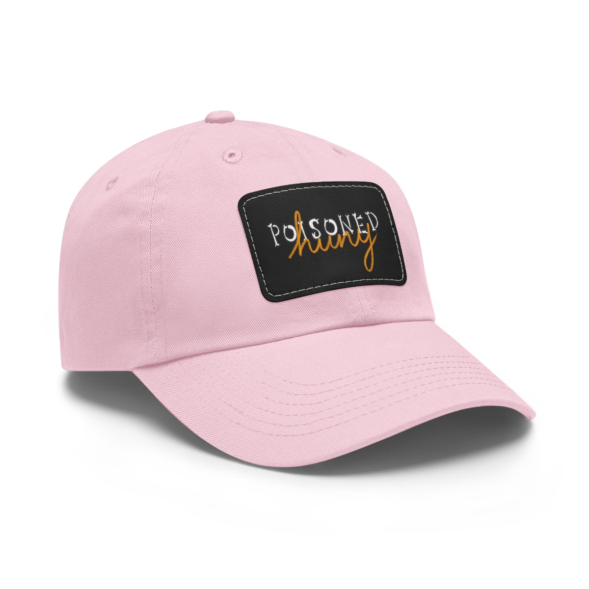 Poisoned huny logo Dad Hat with Leather Patch