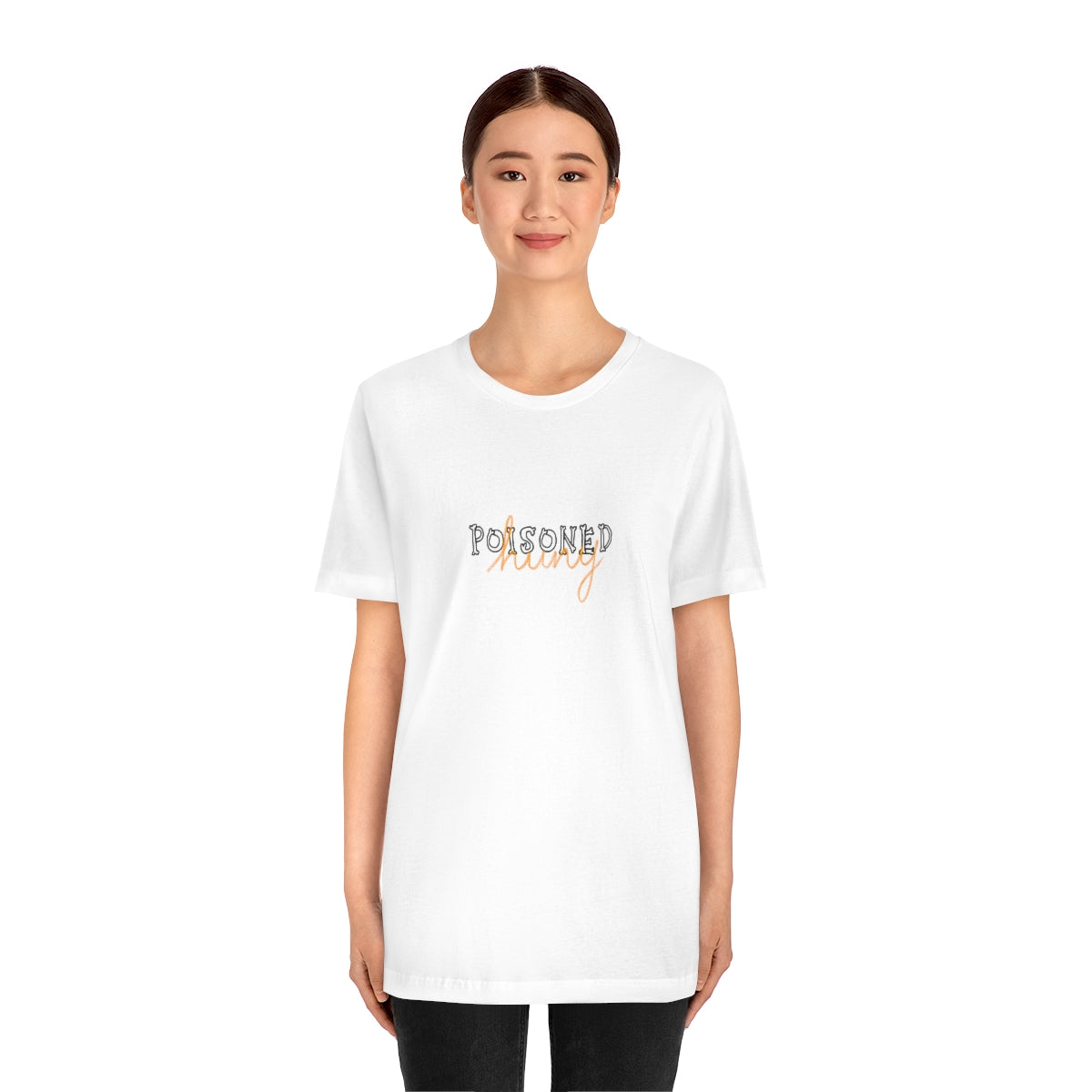 Poisoned huny logo Unisex Jersey Short Sleeve Tee