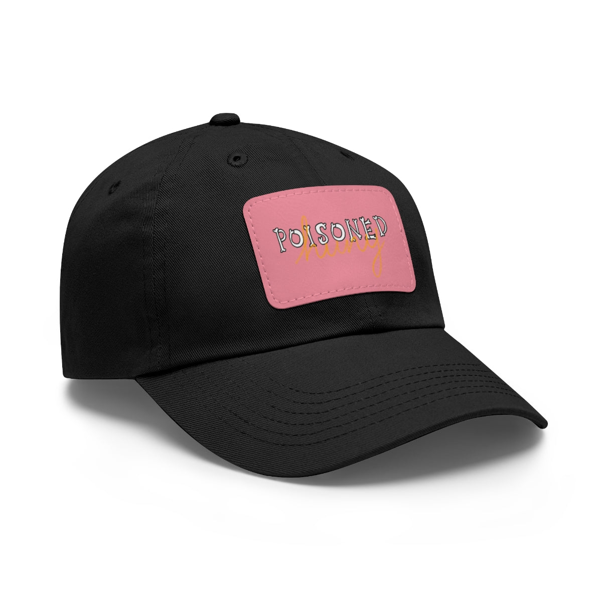 Poisoned huny logo Dad Hat with Leather Patch