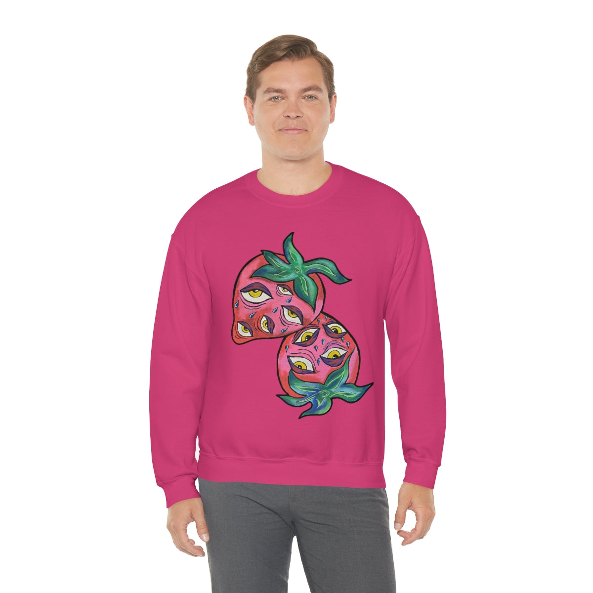 Berry vision Unisex Heavy Blend™ Crewneck Sweatshirt