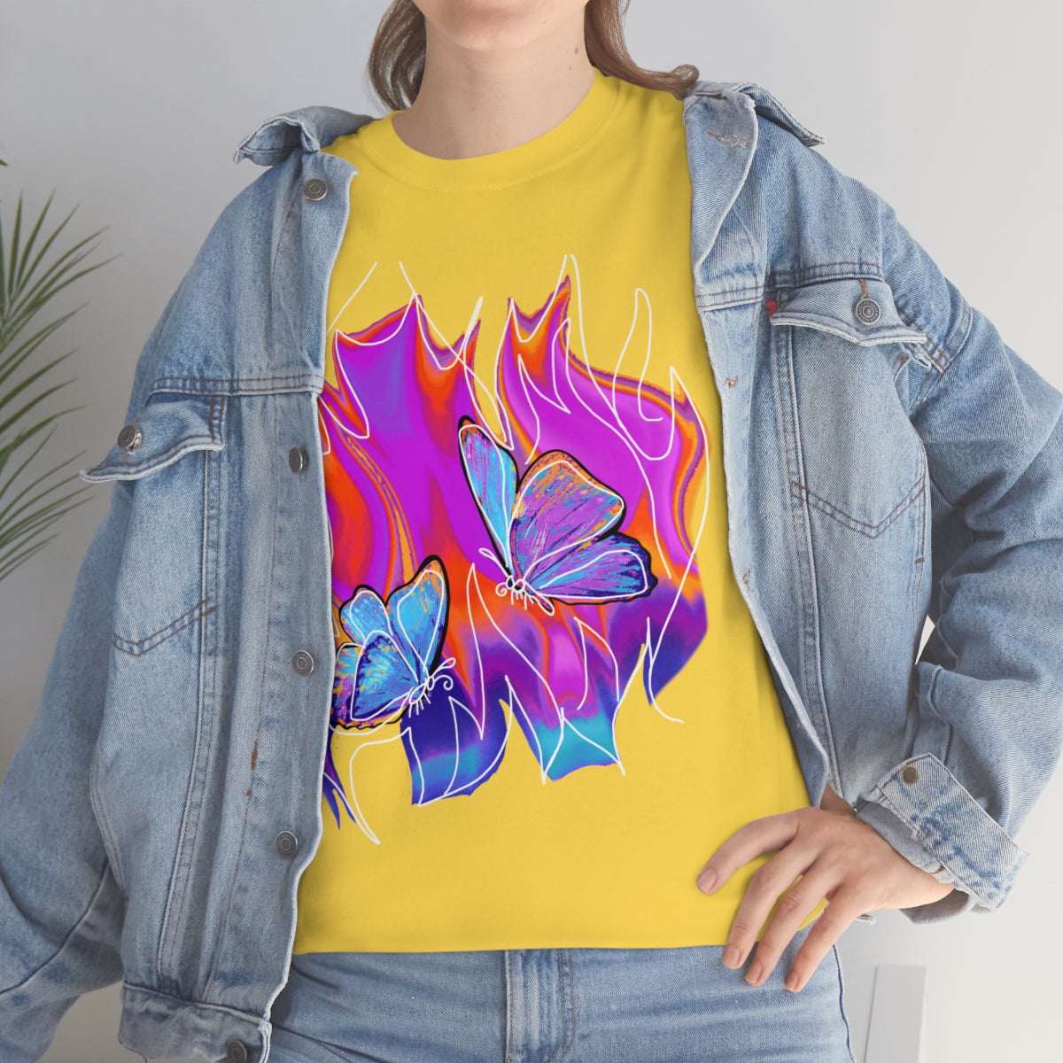 Twin flames Unisex Heavy Cotton Tee