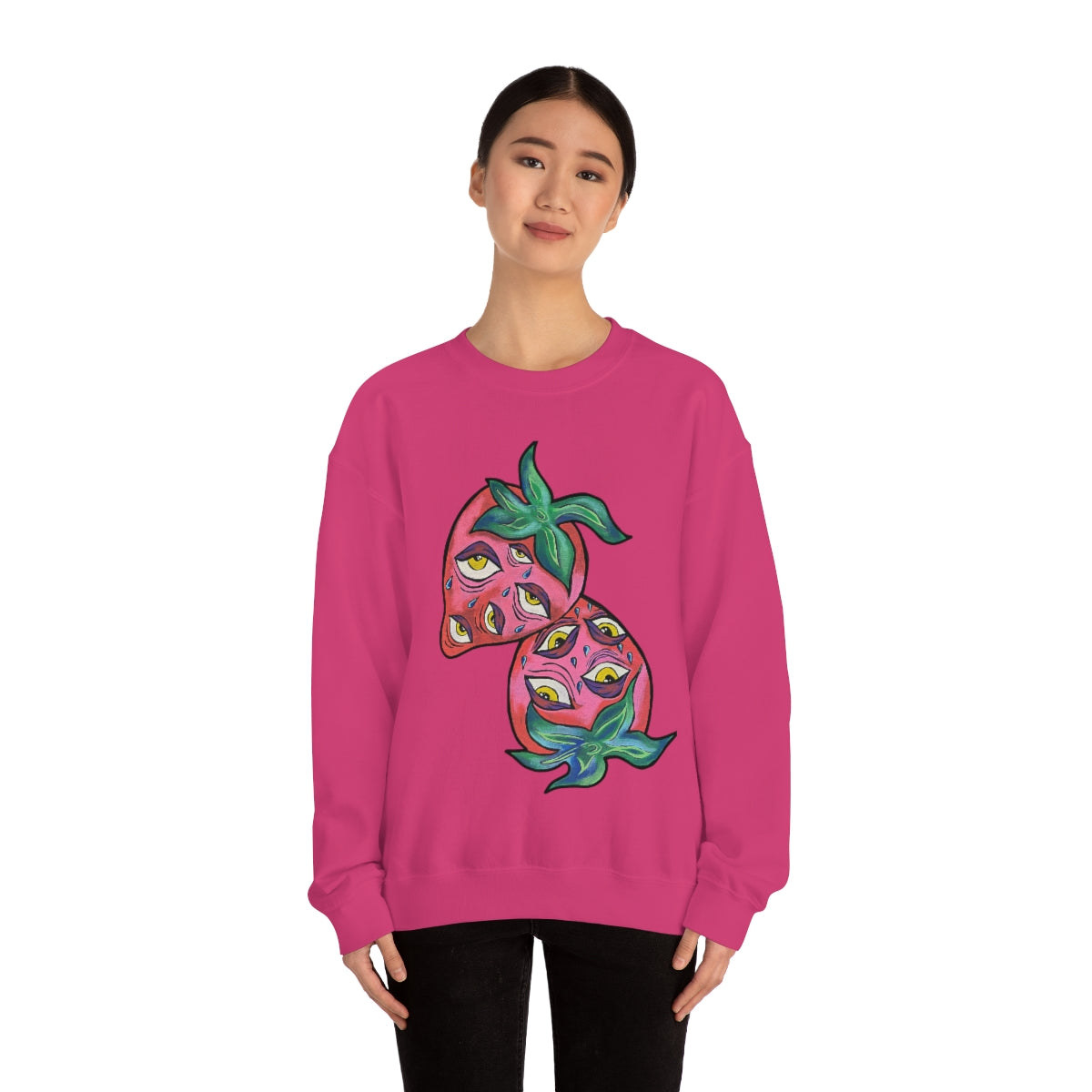 Berry vision Unisex Heavy Blend™ Crewneck Sweatshirt