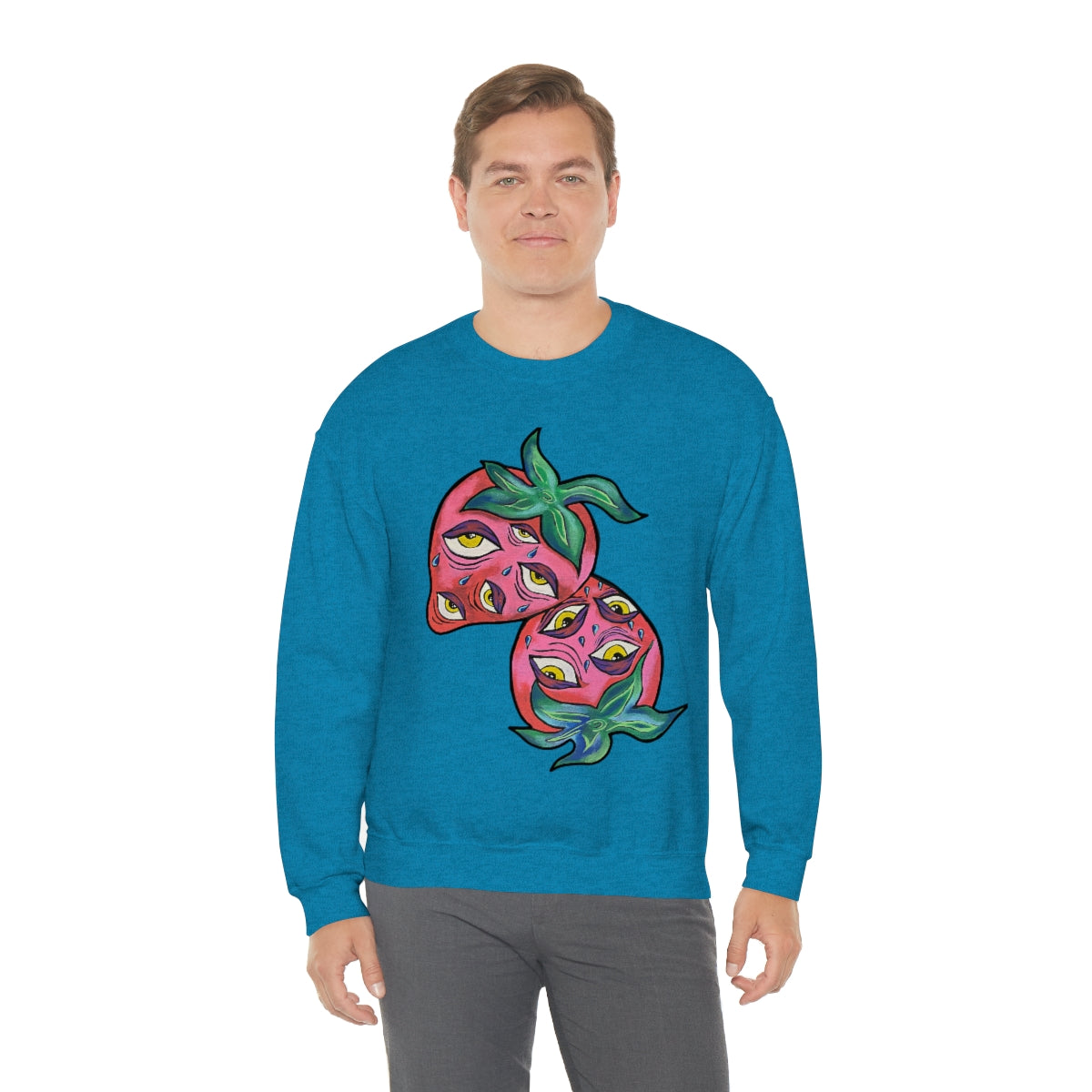 Berry vision Unisex Heavy Blend™ Crewneck Sweatshirt