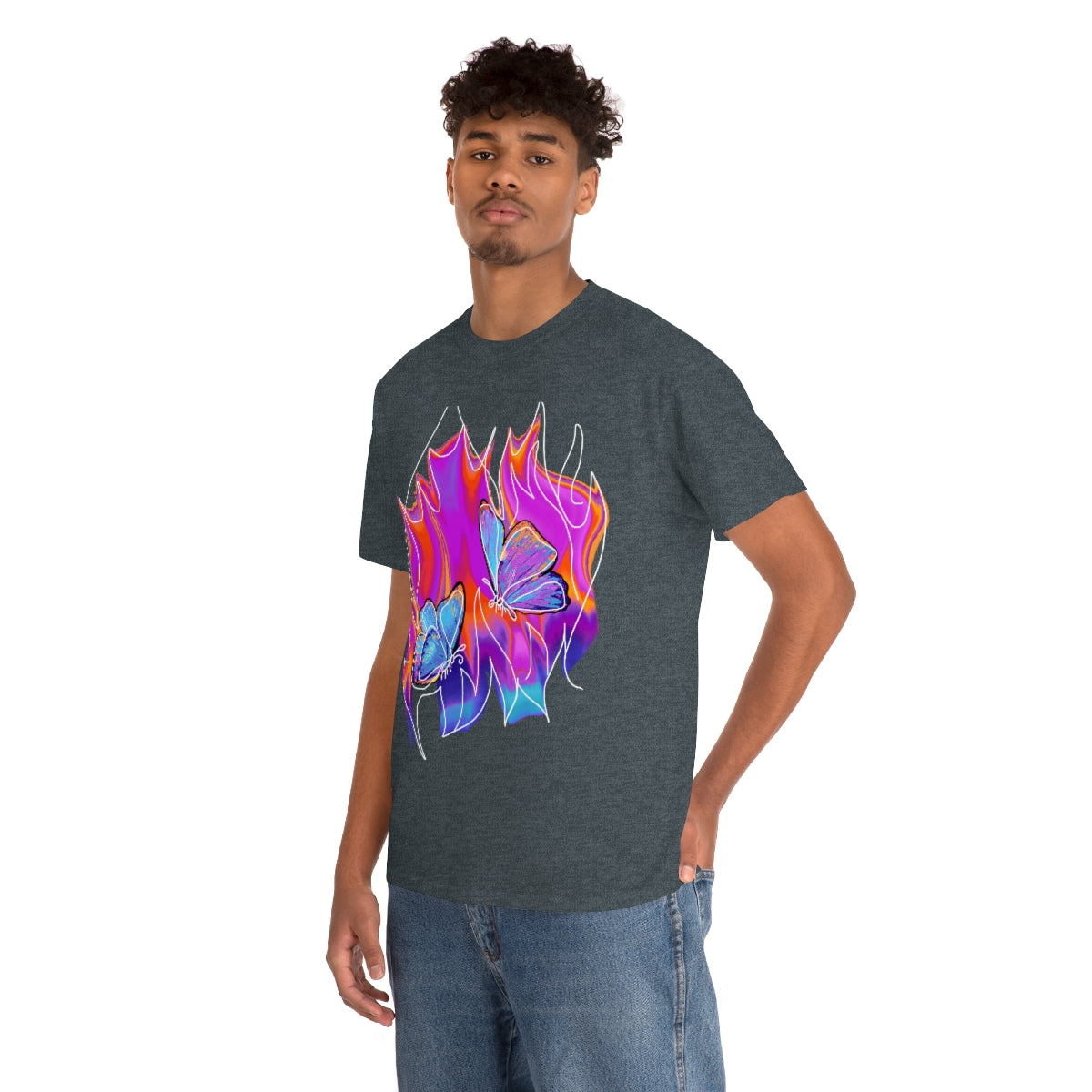 Twin flames Unisex Heavy Cotton Tee