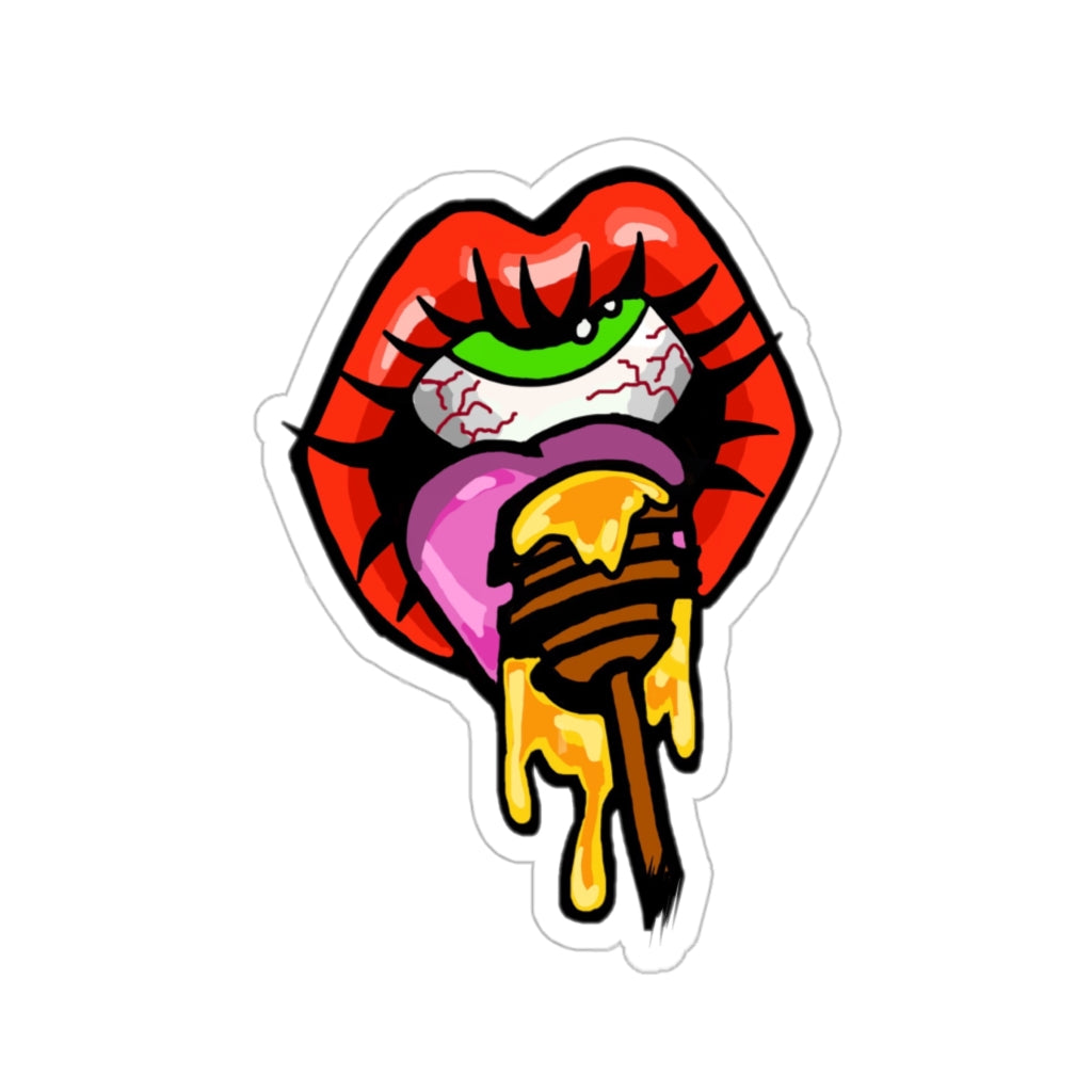 Huny dipper Kiss-Cut Stickers