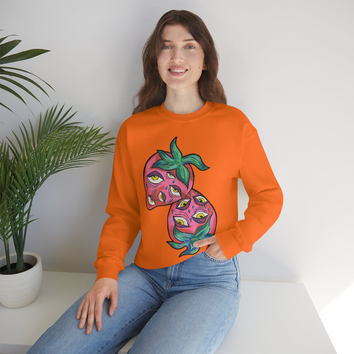 Berry vision Unisex Heavy Blend™ Crewneck Sweatshirt