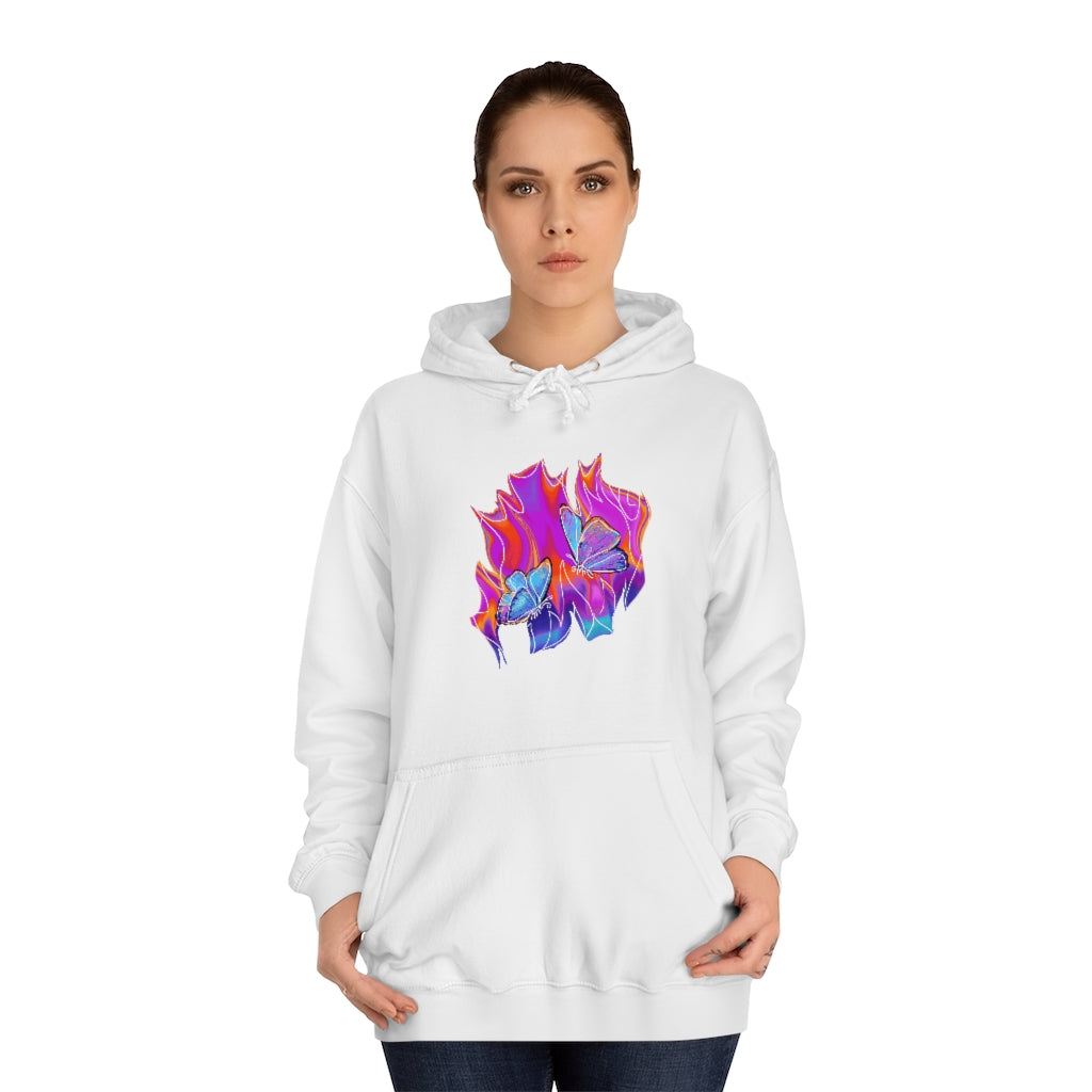 Twin flames Unisex College Hoodie