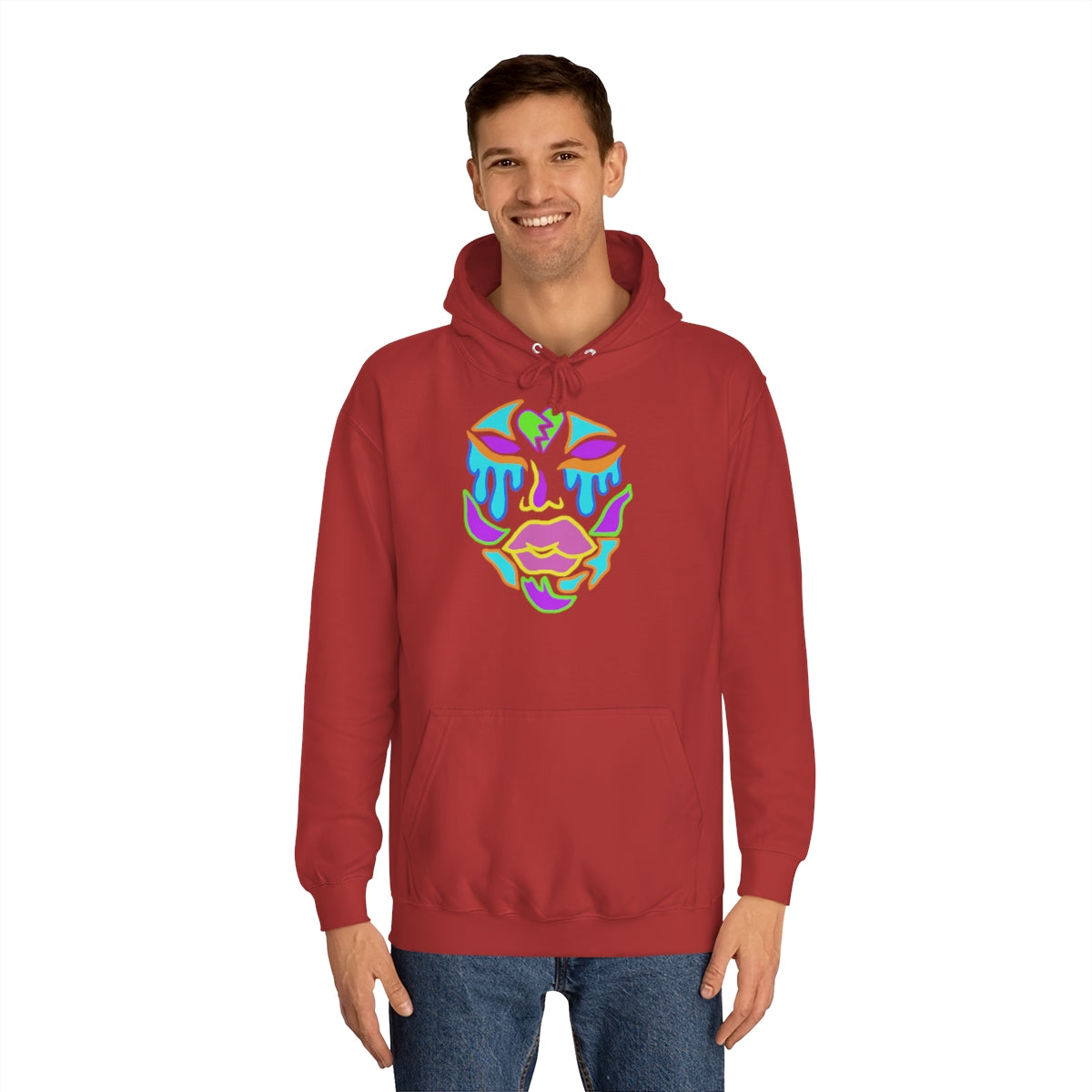 Sadd Gorl Unisex College Hoodie