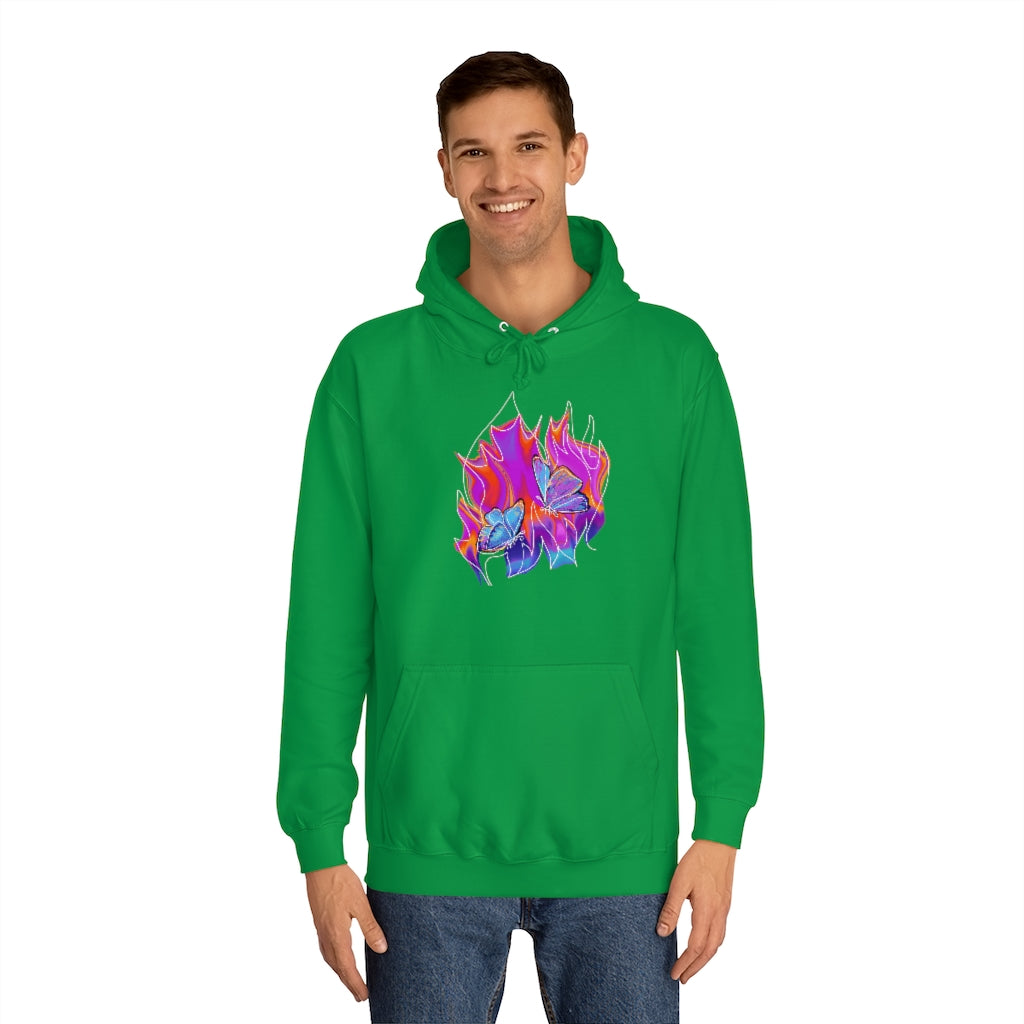 Twin flames Unisex College Hoodie