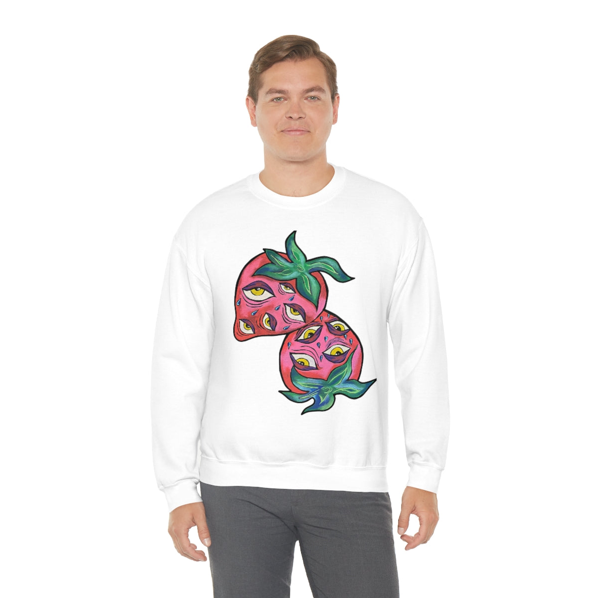 Berry vision Unisex Heavy Blend™ Crewneck Sweatshirt