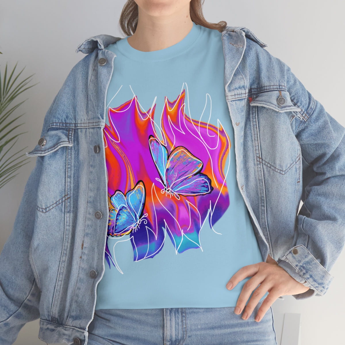 Twin flames Unisex Heavy Cotton Tee