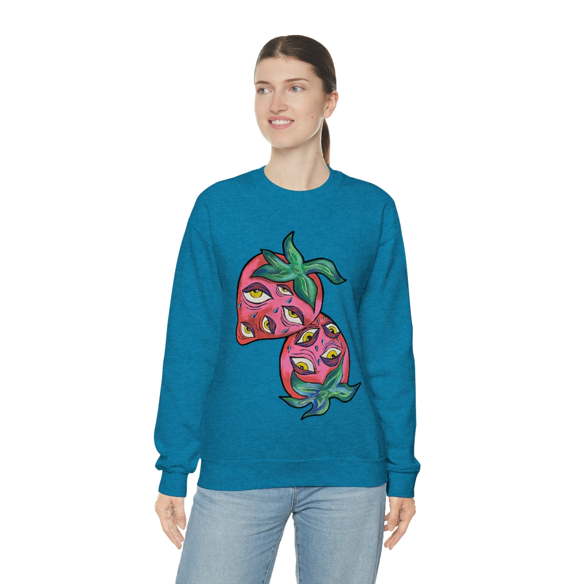 Berry vision Unisex Heavy Blend™ Crewneck Sweatshirt