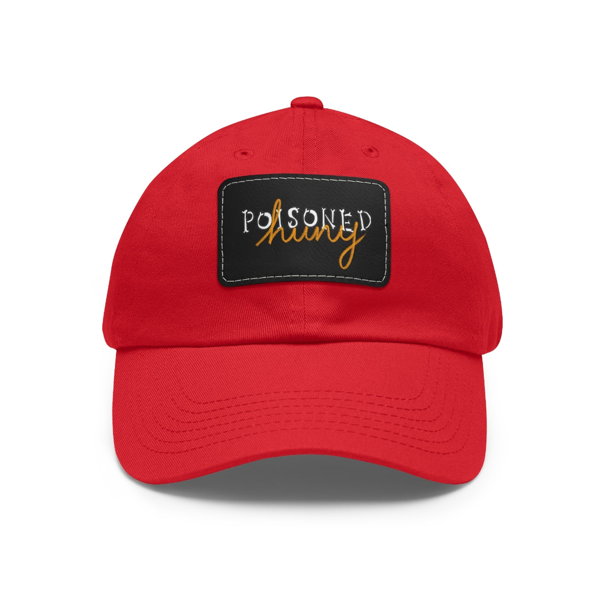 Poisoned huny logo Dad Hat with Leather Patch