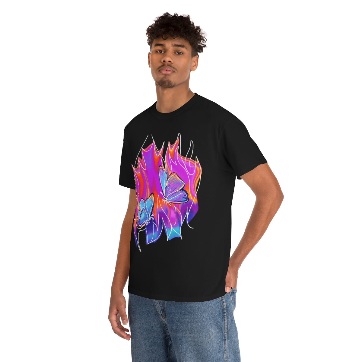 Twin flames Unisex Heavy Cotton Tee