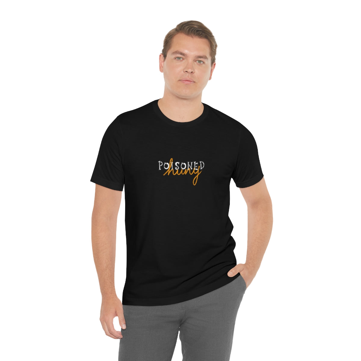 Poisoned huny logo Unisex Jersey Short Sleeve Tee