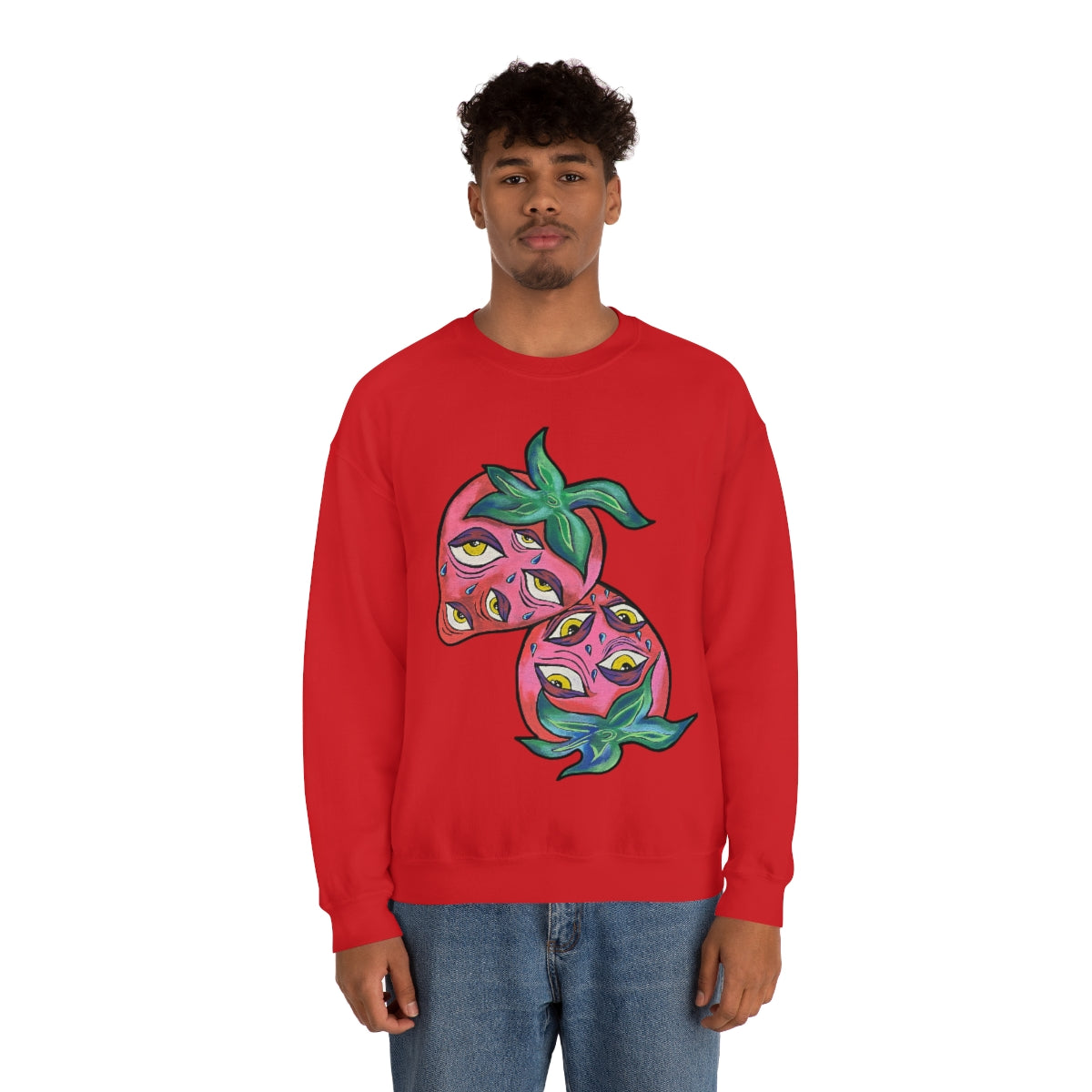 Berry vision Unisex Heavy Blend™ Crewneck Sweatshirt