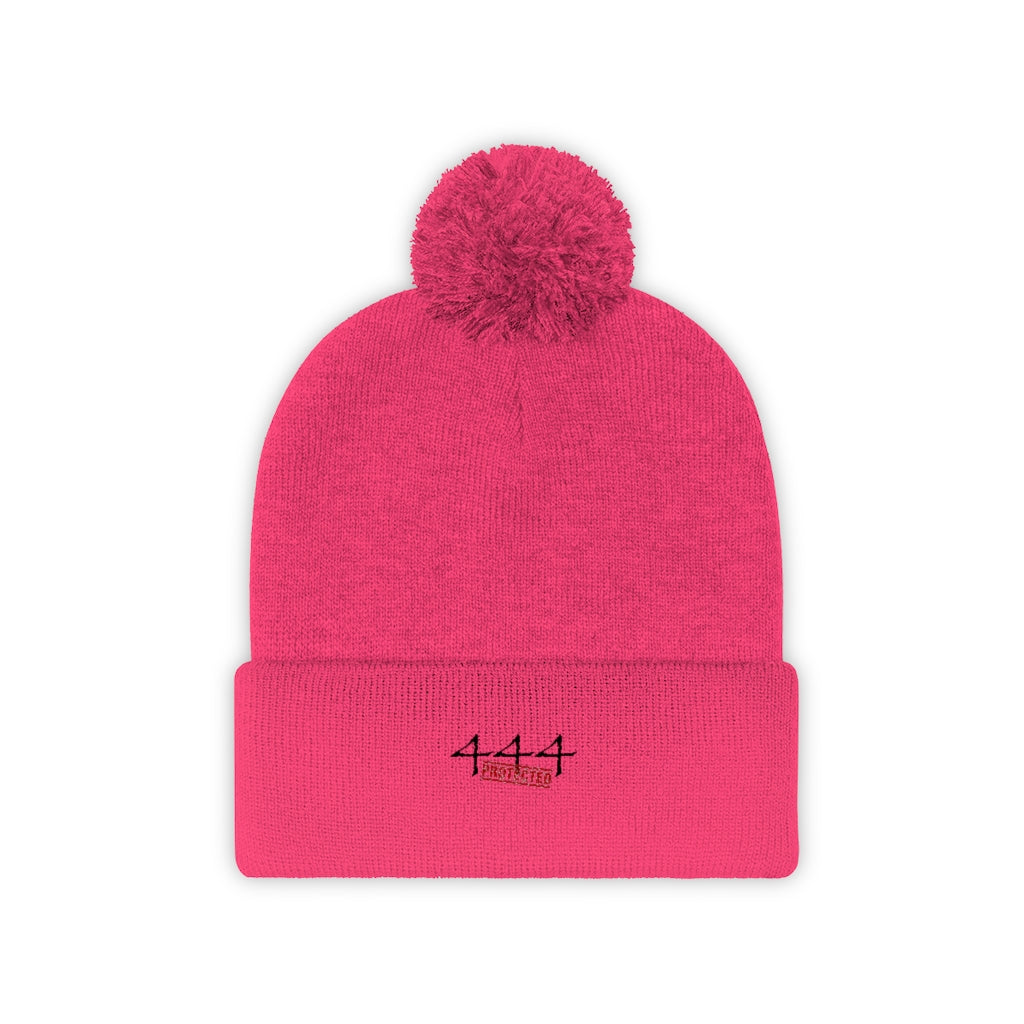 Protected Pom Pom Beanie